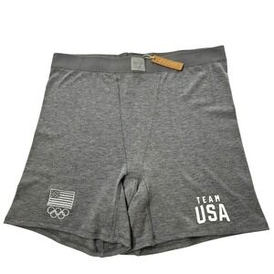 SKIMS Soft Lounge Boxer Short Team USA Heather Gray 2X